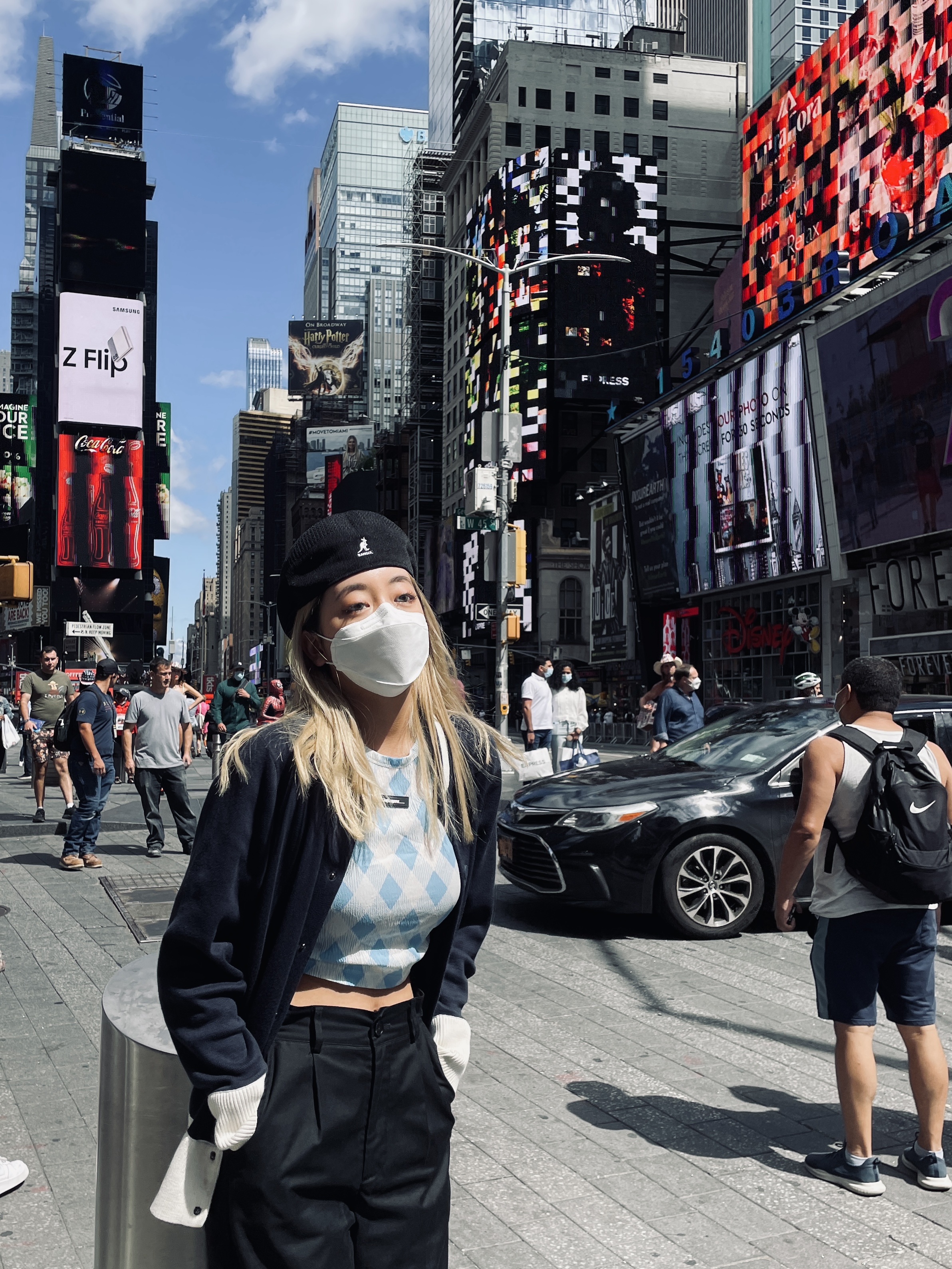 time sq black coat